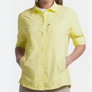 The North Face Yellow Utility Flash Dry Shirt